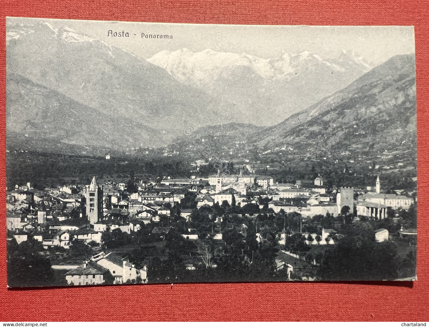 Cartolina - Aosta - Panorama - 1925  Ca. - Altri & Non Classificati