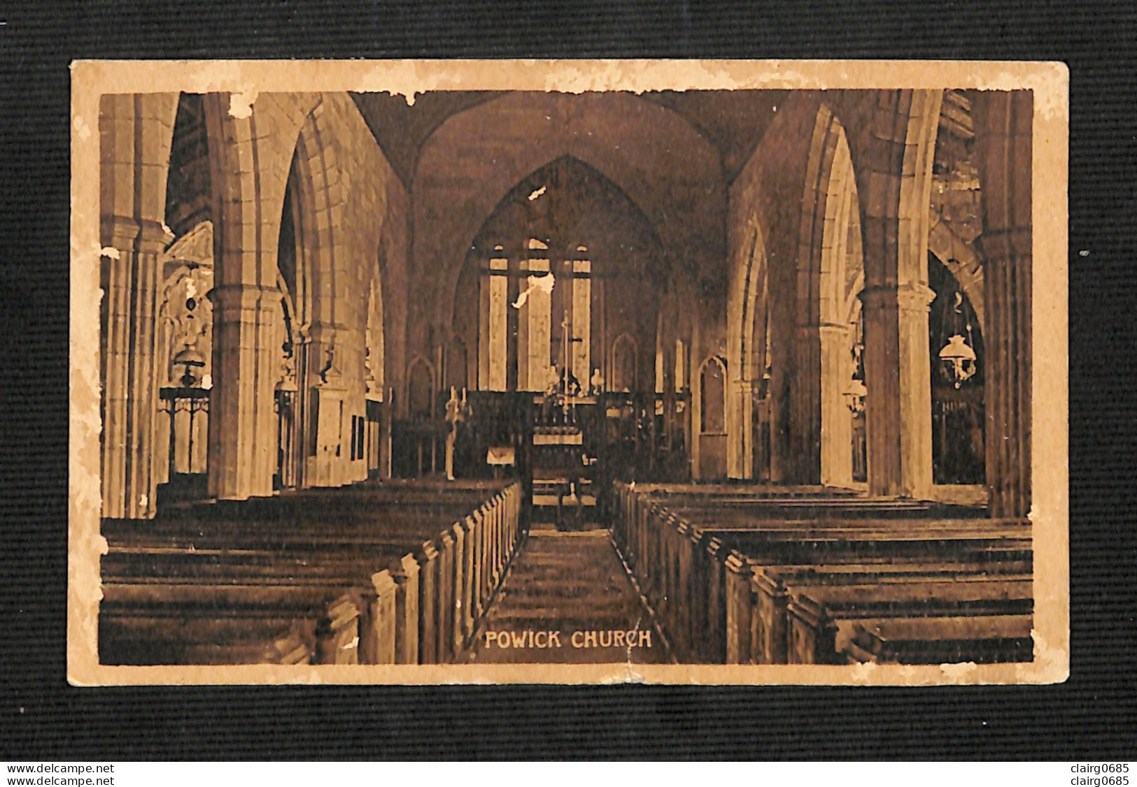 ANGLETERRE - POWICK - POWICK CHURCH - 1922 - RARE - Otros & Sin Clasificación