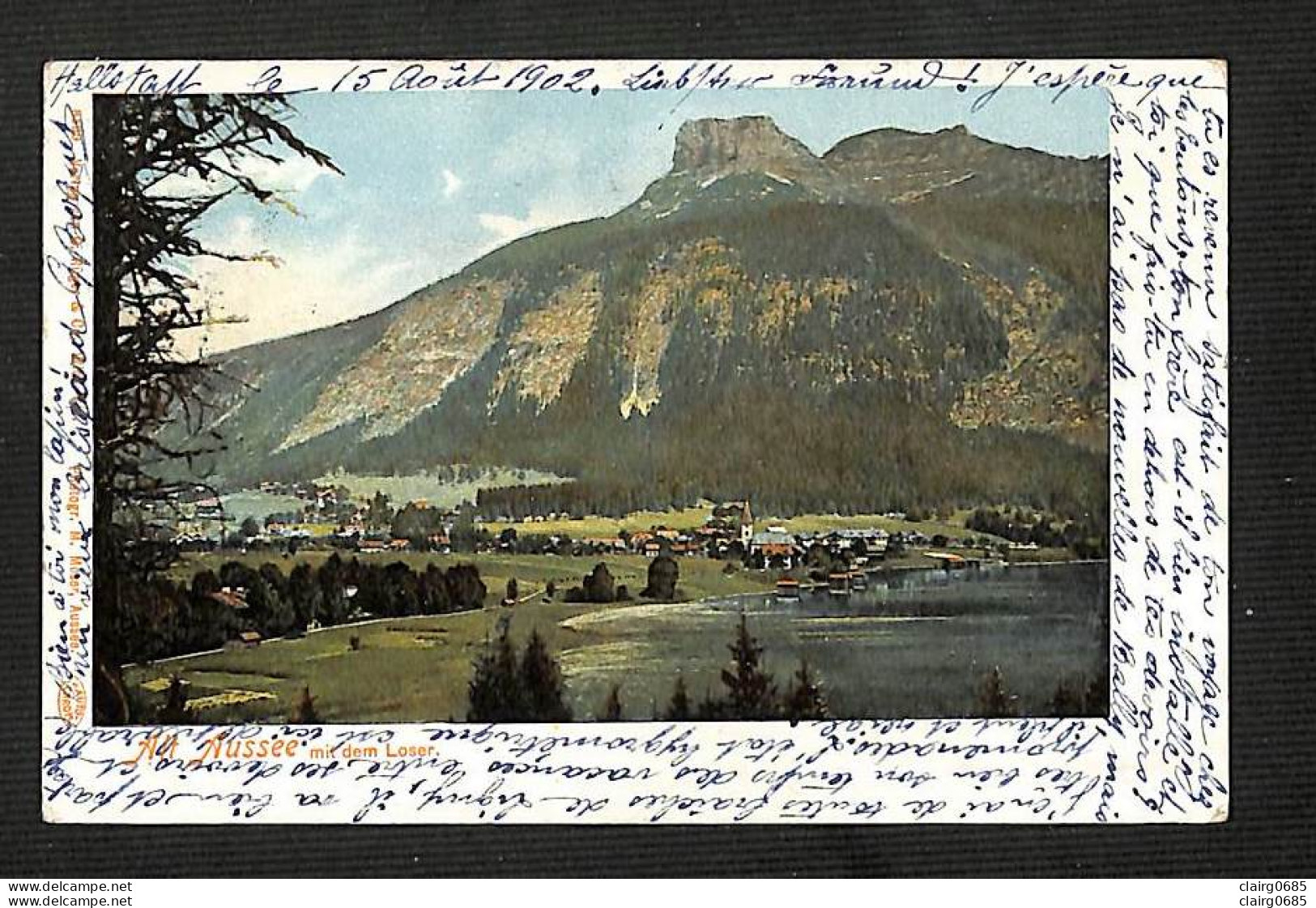 AUTRICHE - AUSTRIA - OSTERRICH - Alt Aussee Mit Dem Loser - 1902 - RARE - Autres & Non Classés