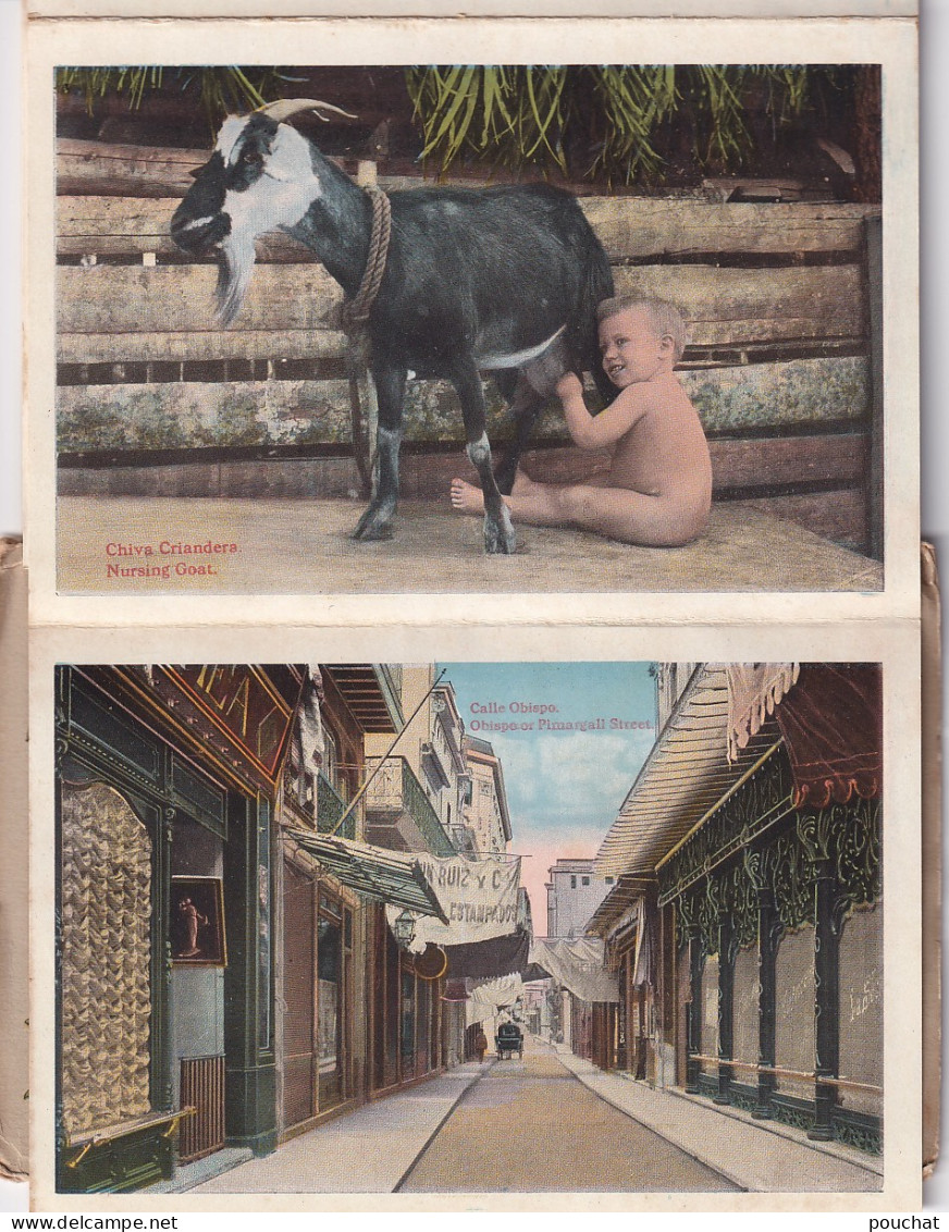 DE nw30- BEAUTIFUL HAVANA , CUBA - DEPLIANT 11 CARTES RECTO VERSO ( 22 VUES ) - EDICION JORDI