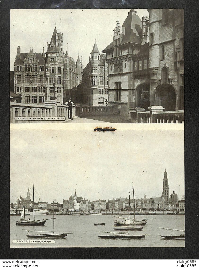 BELGIQUE - ANVERS - Souvenir d'Anvers - Carte-Lettre (8 photos à l'intérieur)