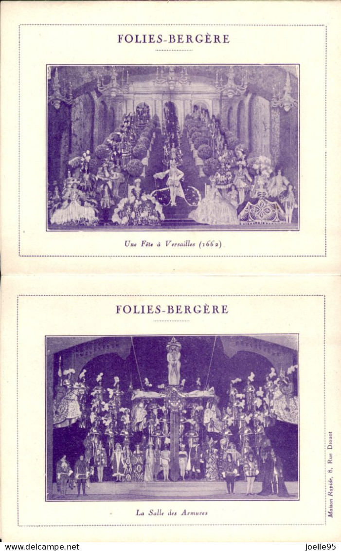 France - REVUE DES FOLIES BERGERE 1926 1927 JOSEPHINE BAKER PROGRAMME DU SPECTACLE - Programme