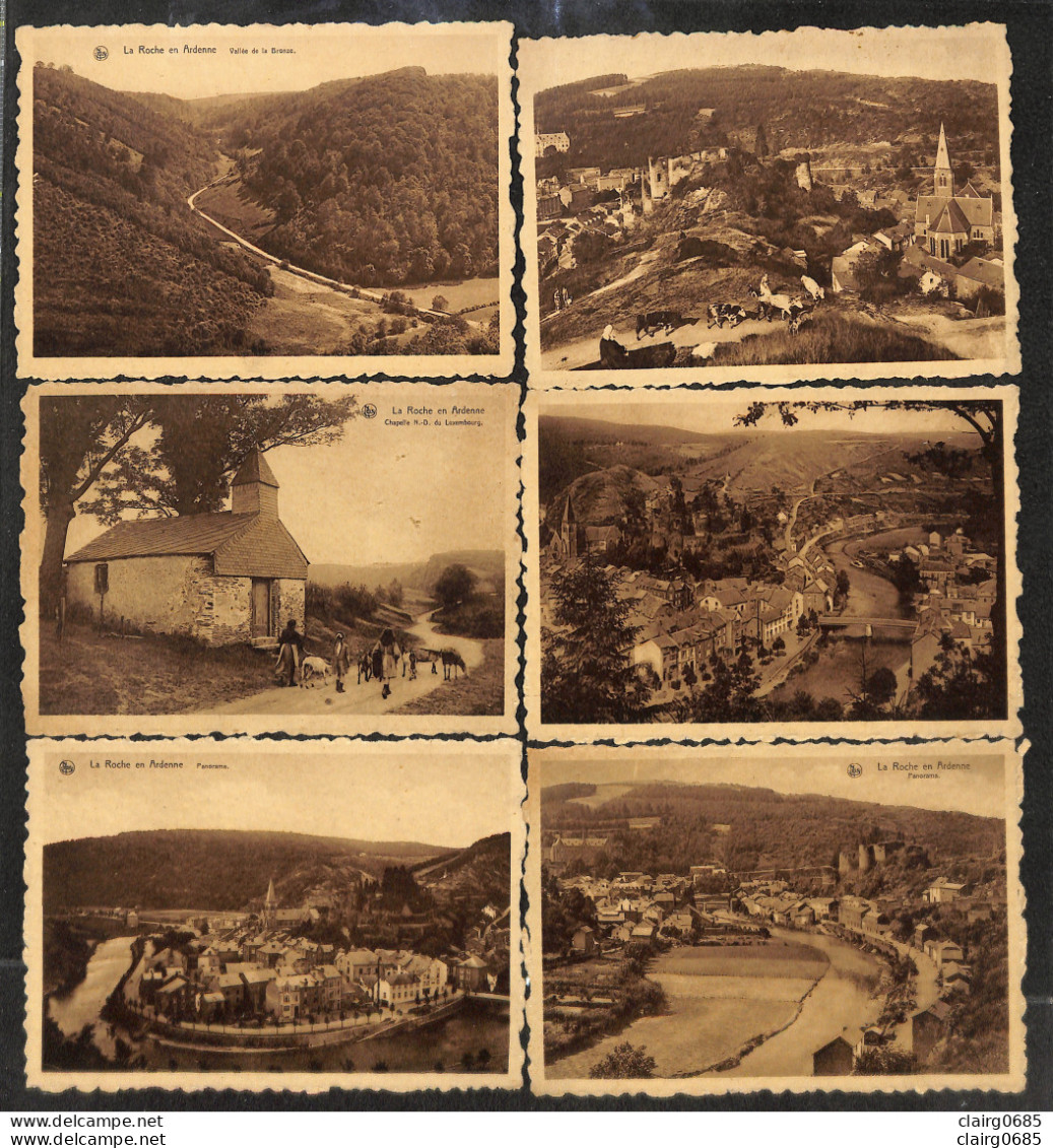 BELGIQUE - LUXEMBOURG - LA ROCHE EN ARDENNE - Lot De 6 Cartes  15 X 10,5 - La-Roche-en-Ardenne