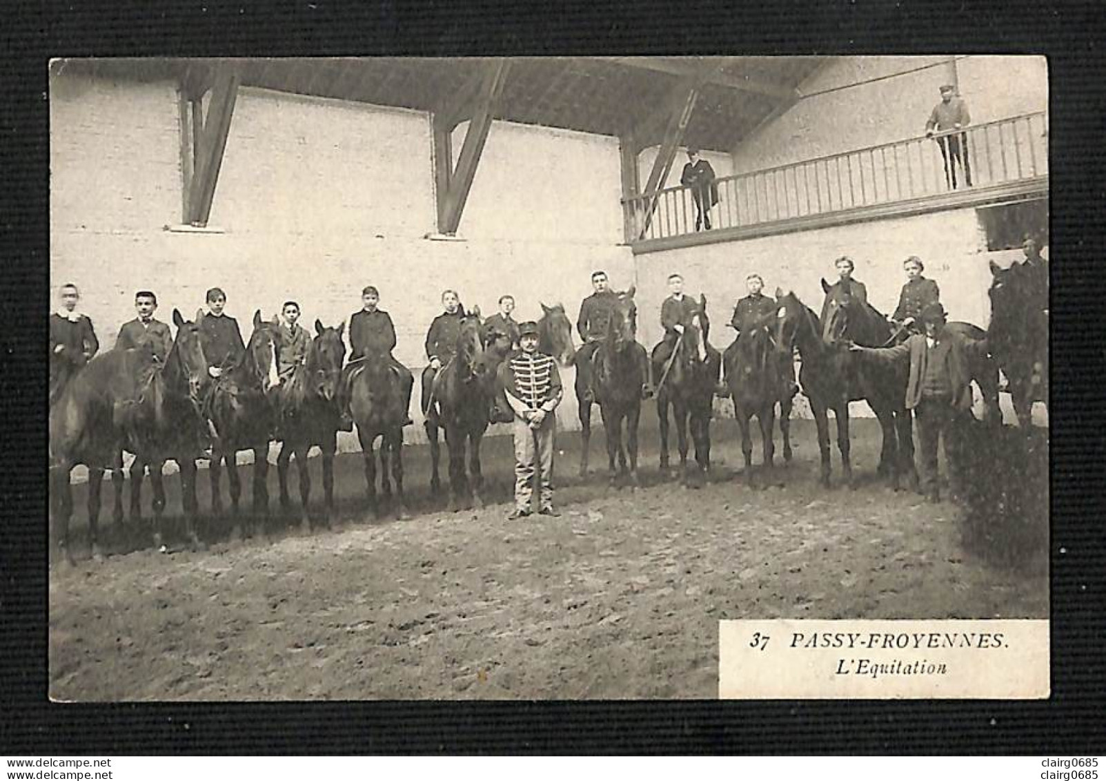 BELGIQUE - PASSY-FROYENNES - L'Equitation - 1909 - Doornik