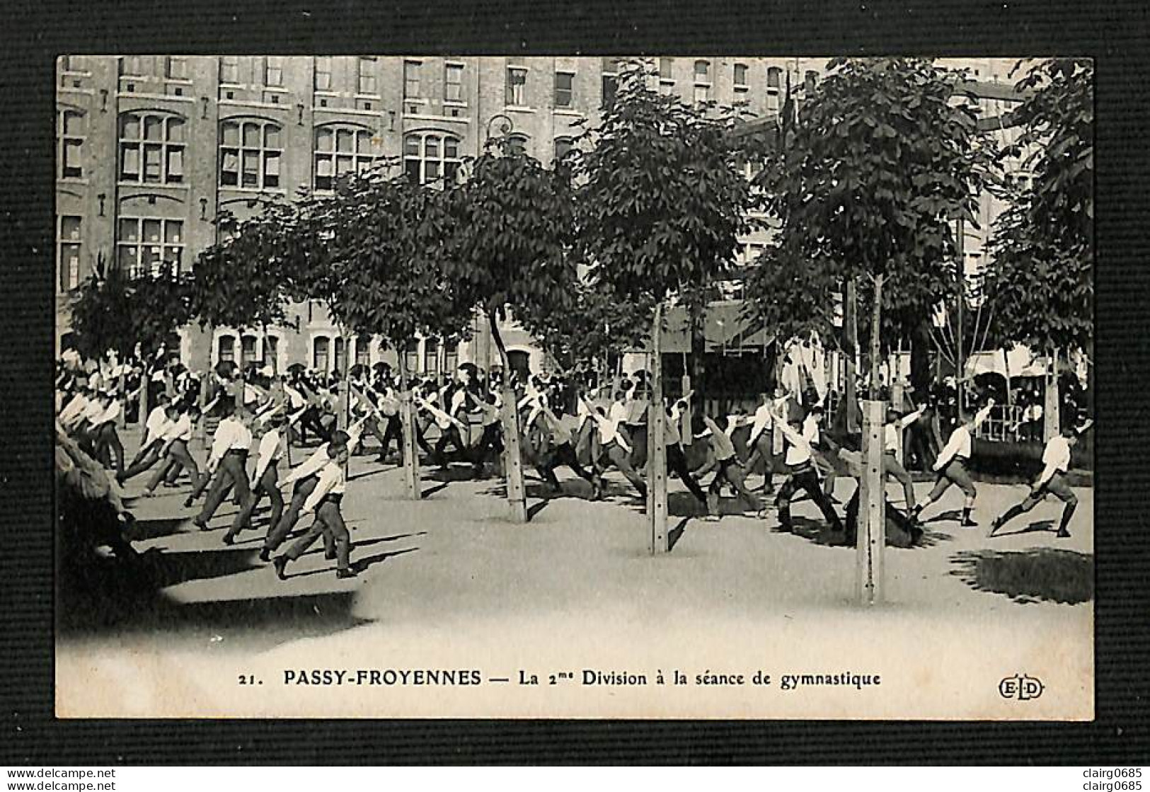BELGIQUE - PASSY-FROYENNES - La 1ère Division à La Séance De Gymnastique - 1910 - Tournai