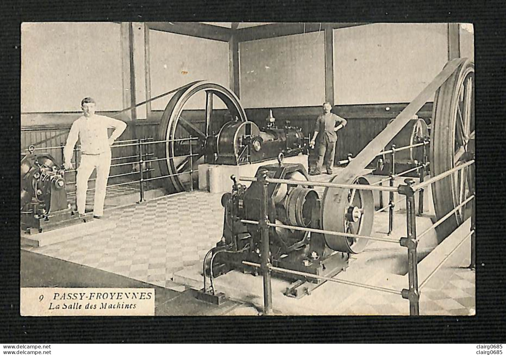 BELGIQUE - PASSY-FROYENNES - La Salle Des Machines - 1910 - Tournai