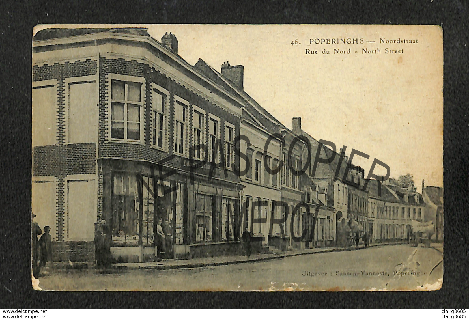 BELGIQUE - POPERHINGE - Noordstraat - Rue Du Nord - North Street - RARE - Poperinge