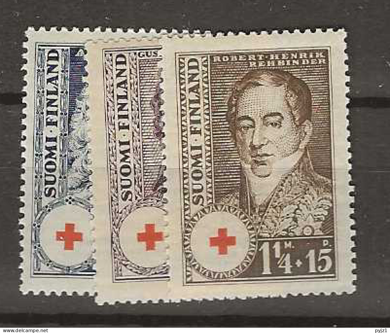 1936 MNH Finland Mi 194-96, Postfris** - Ungebraucht