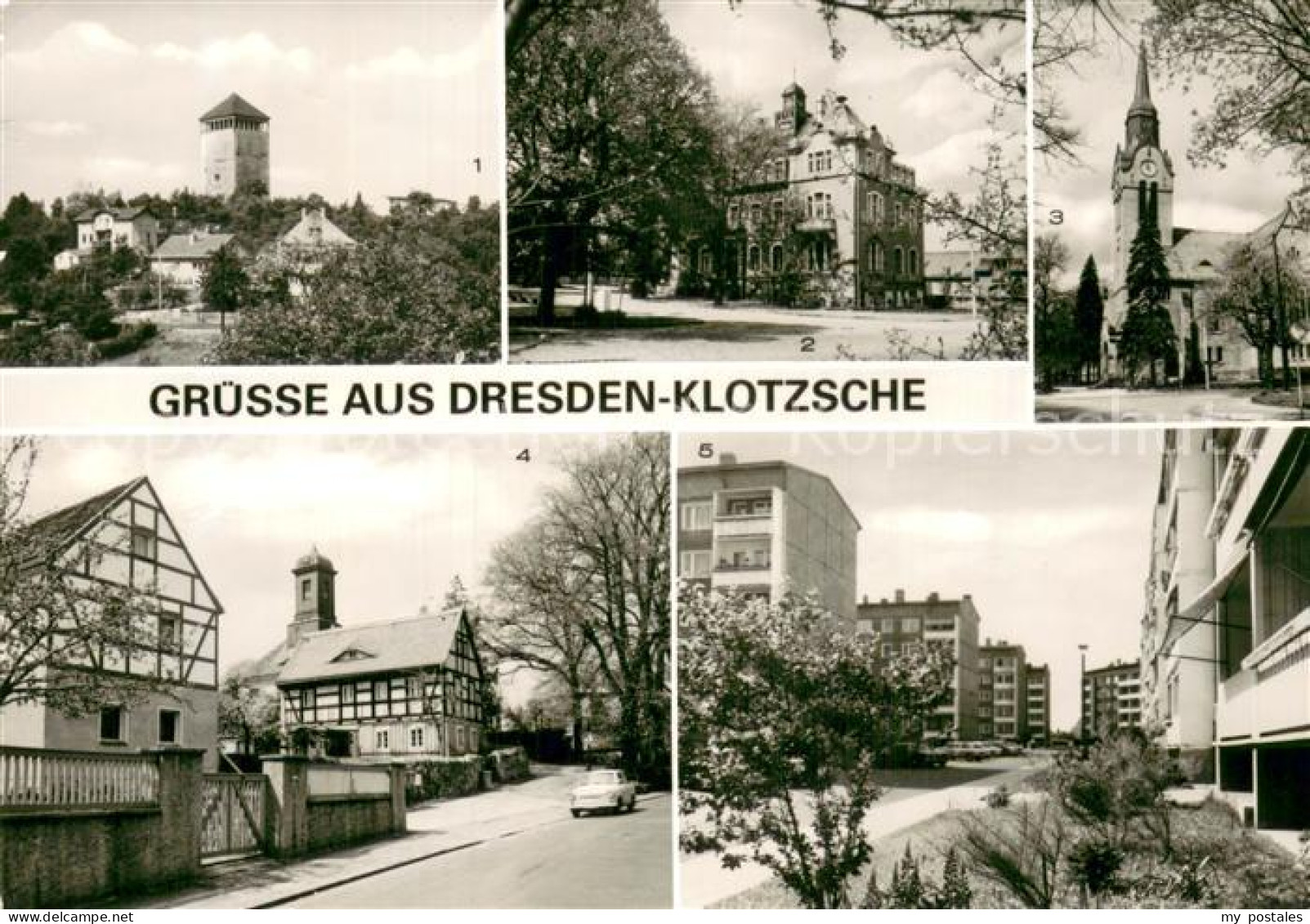 73779042 Klotzsche Dresden Wasserturm Rathaus Christuskirche Altklotzsche Neubau - Dresden