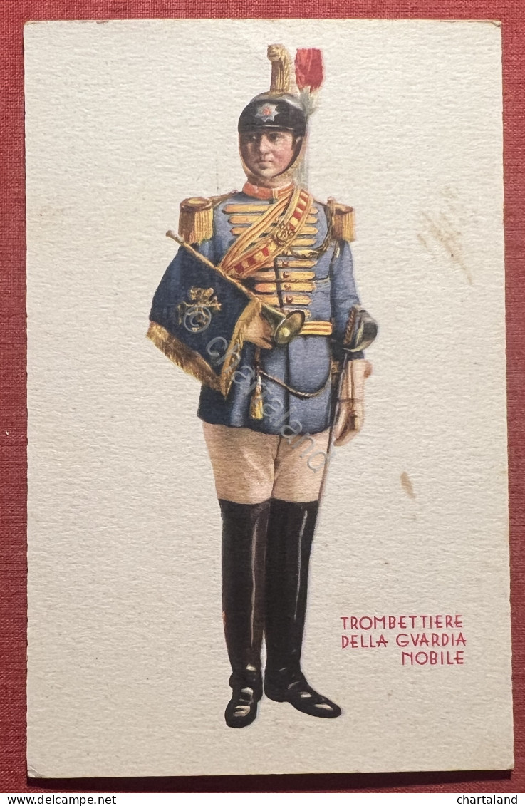 Cartolina Militare - Trombettiere Della Guardia Nobile - 1934 - Sonstige & Ohne Zuordnung