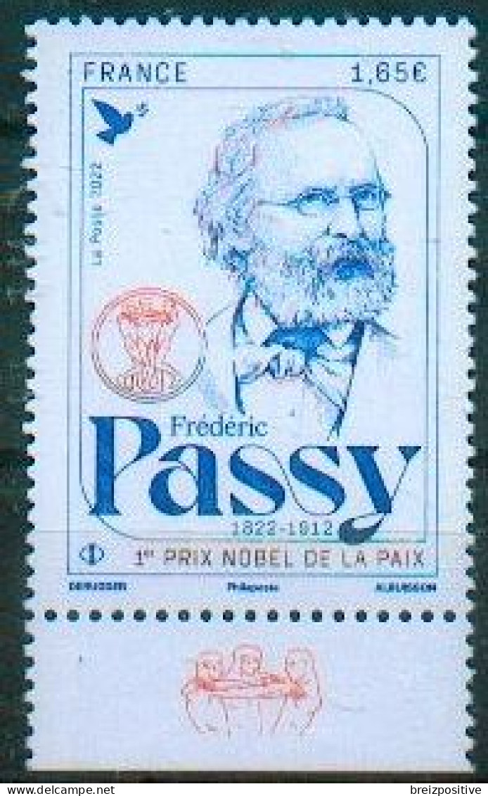 Frédéric Passy, Premier Prix Nobel De La Paix (1901) / First Nobel Prize For Peace (1901) - MNH - Premio Nobel