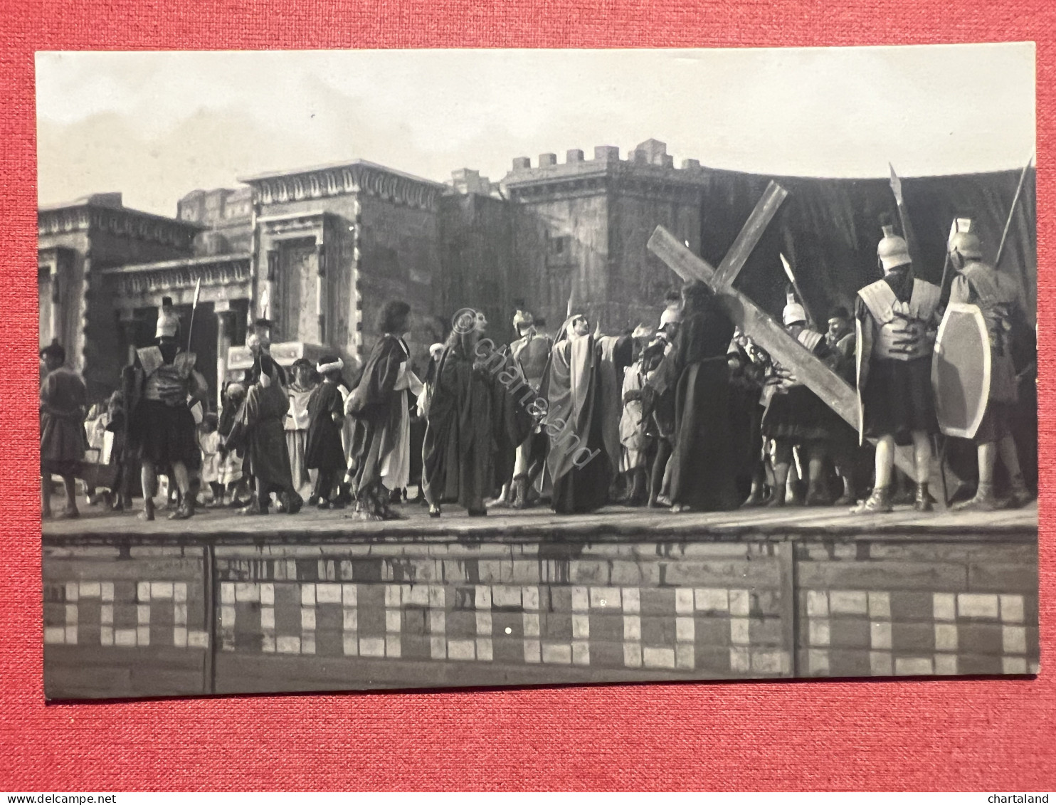 Cartolina - La Passione Di N. S. Gesù Cristo Allo Stadium Di Torino  - 1923 - Autres & Non Classés