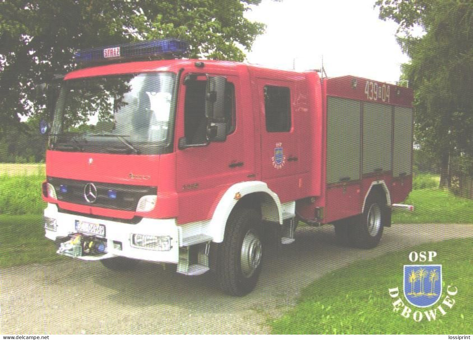 Fire Engine Mercedes-Benz Atego 1326 4x4 - Transporter & LKW