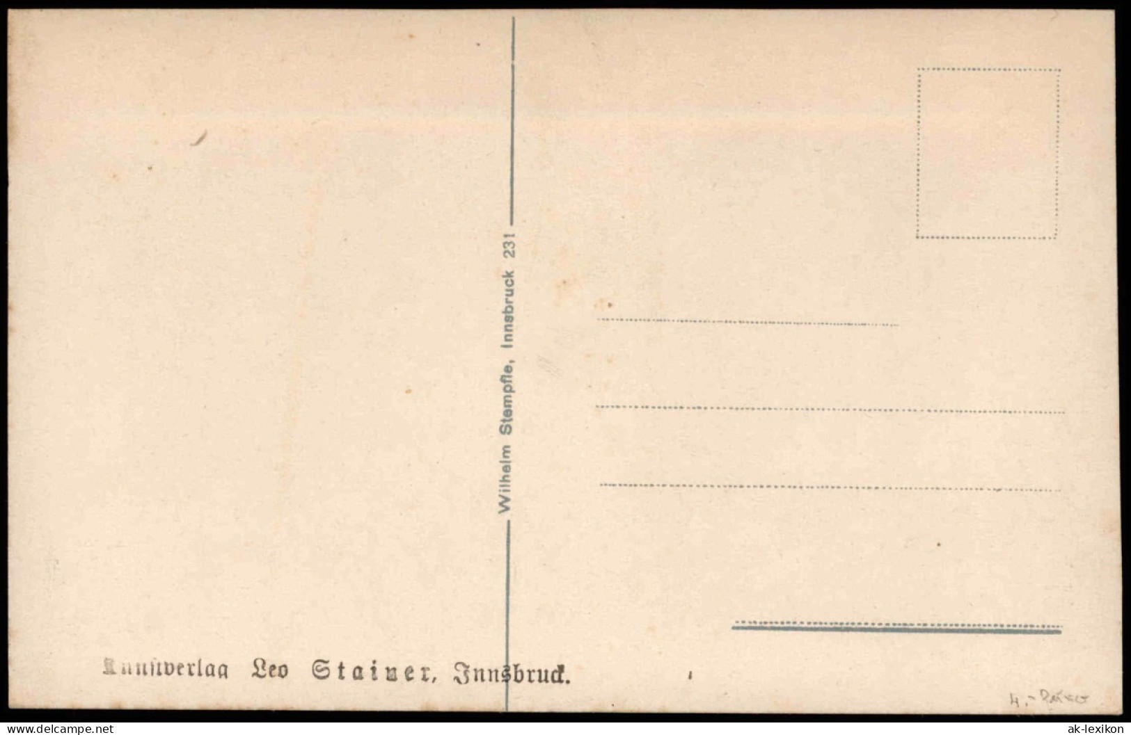 Ansichtskarte Innsbruck Stadt Im Winter 1914 - Innsbruck