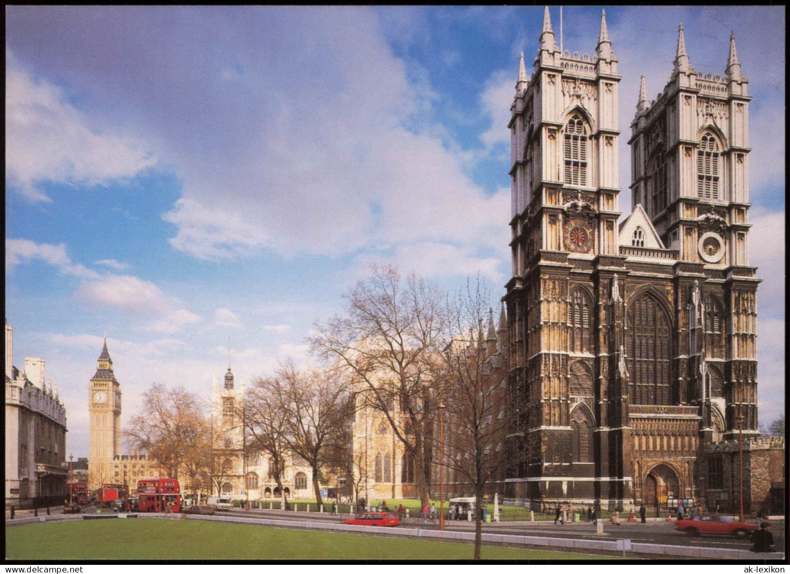 London Westminster Abbey (St. Peter's), St. Margaret's Church And Big Ben 1990 - Autres & Non Classés