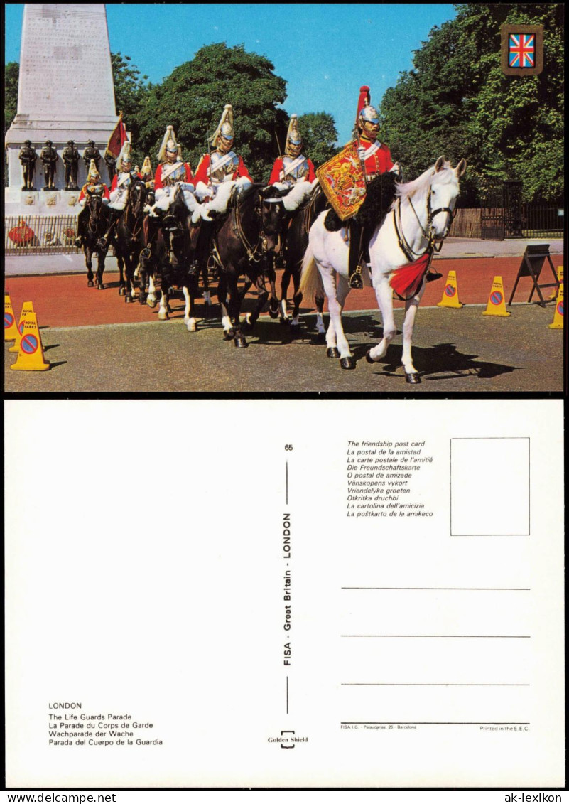 Postcard London The Life Guards Parade Wachparade Der Wache 1980 - Other & Unclassified