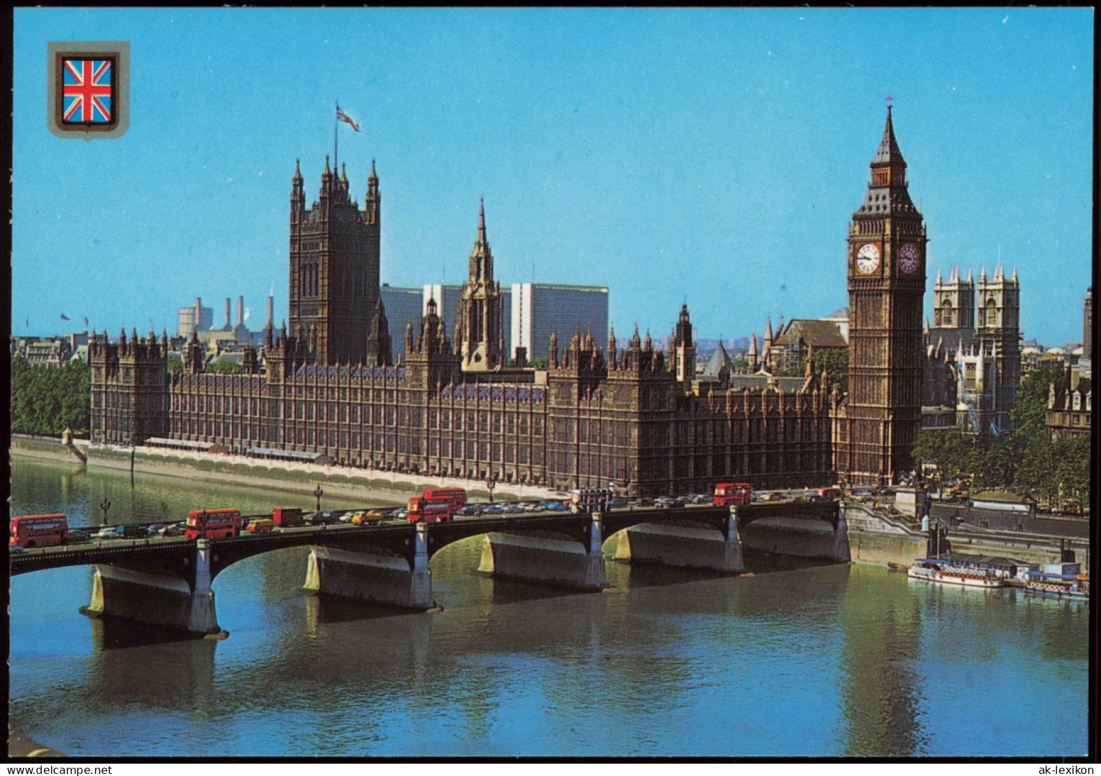 Postcard London Houses Of Parliament, Parlamentshaus, Big Ben 1980 - Otros & Sin Clasificación