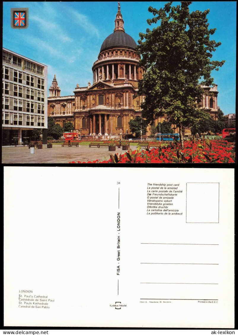 City Of London-London Cathédrale De Saint Paul St. Pauls Kathedrale 1980 - Autres & Non Classés