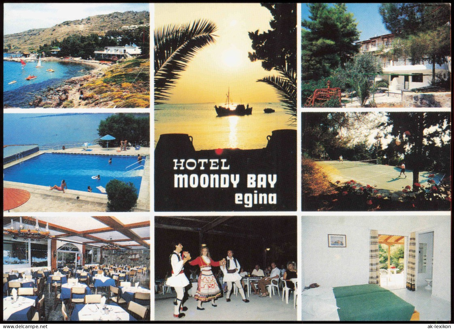 Postcard Ägina Egina HOTEL MOONDY BAY 2000 - Griechenland