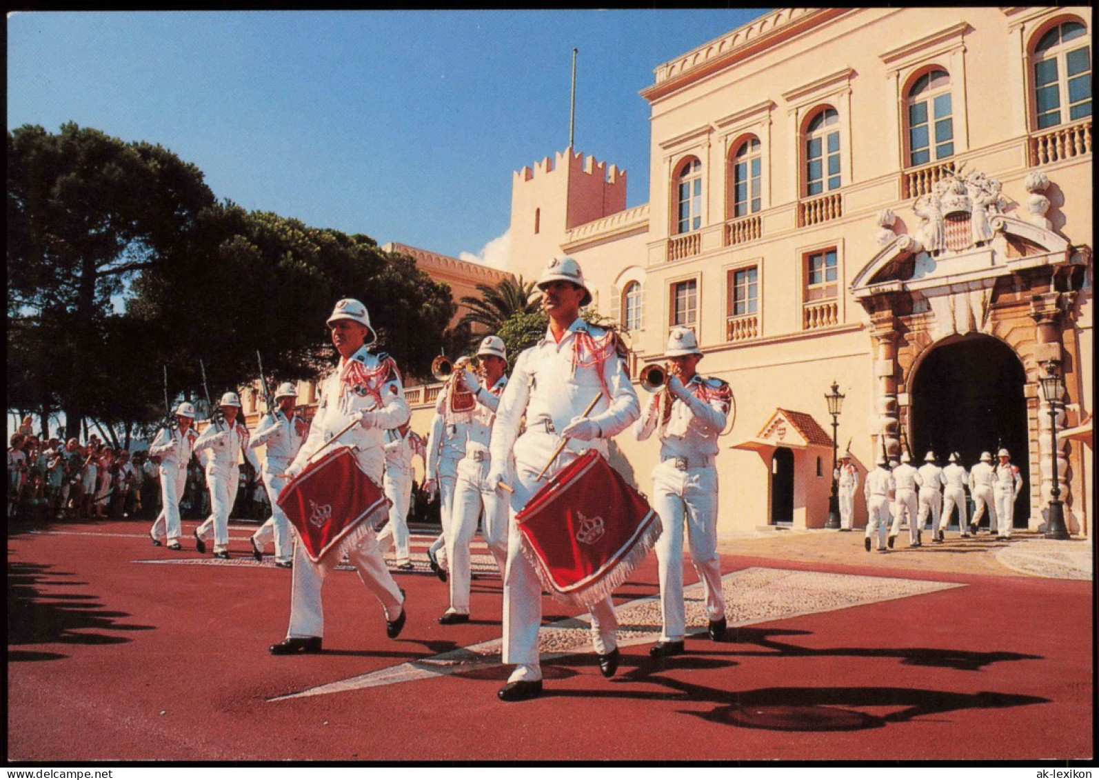 Postcard Monaco Relève De La Garde D'Eté 1990 - Autres & Non Classés