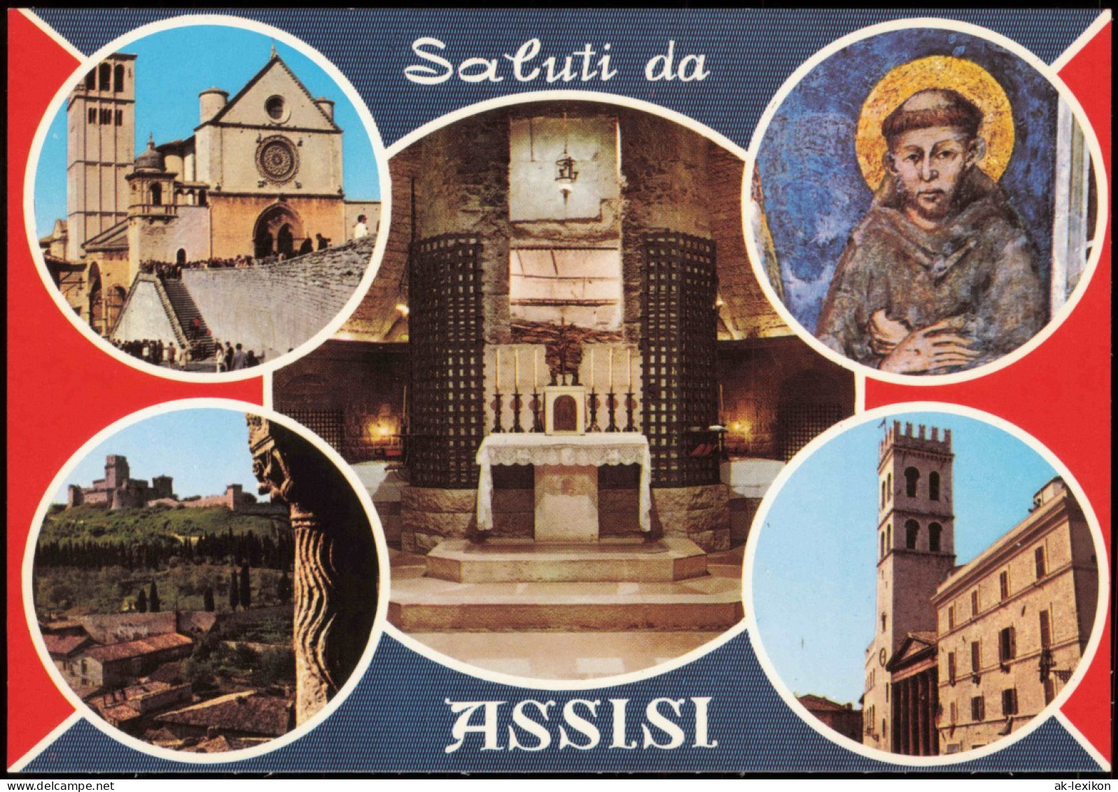 Cartoline Assisi Saluti Da ASISSI (Mehrbildkarte) 1980 - Otros & Sin Clasificación