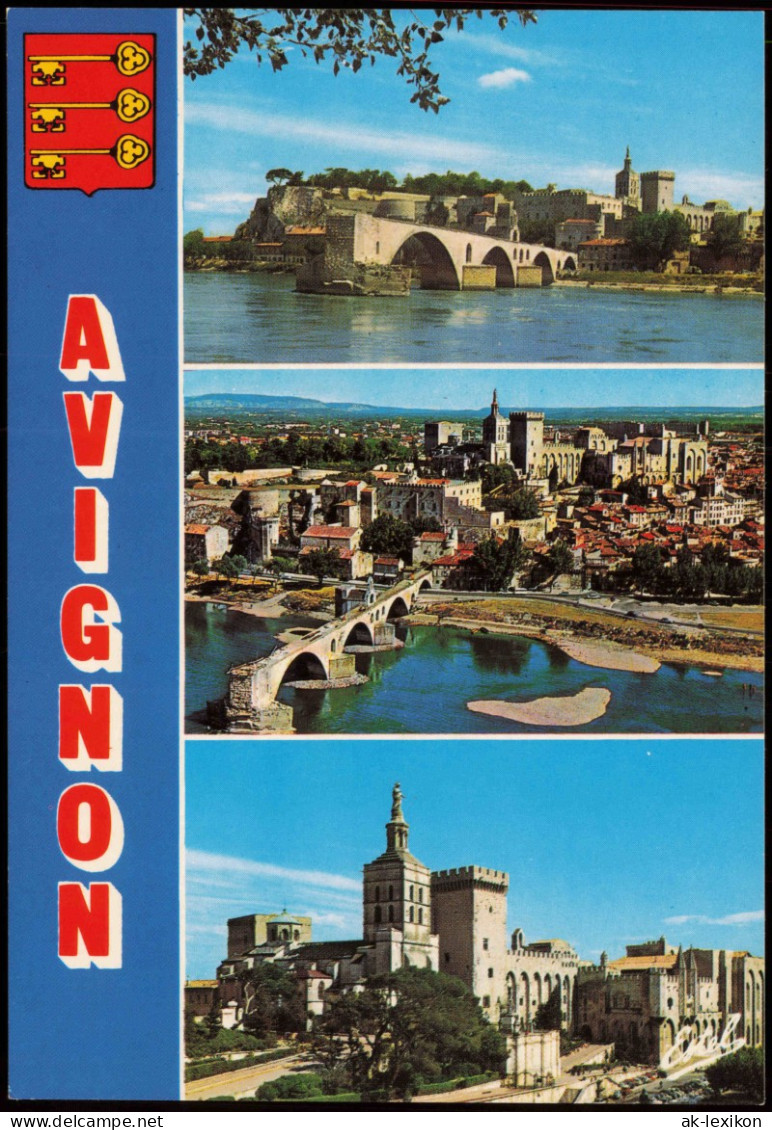 Avignon Mehrbild-AK U.a. Le Pont Saint-Bénézet (XIIe Siècle) 1980 - Andere & Zonder Classificatie