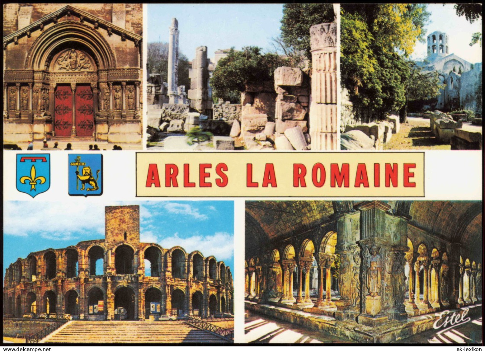 CPA Arles Mehrbildkarte Mit 5 Foto-Ansichten 1980 - Arles