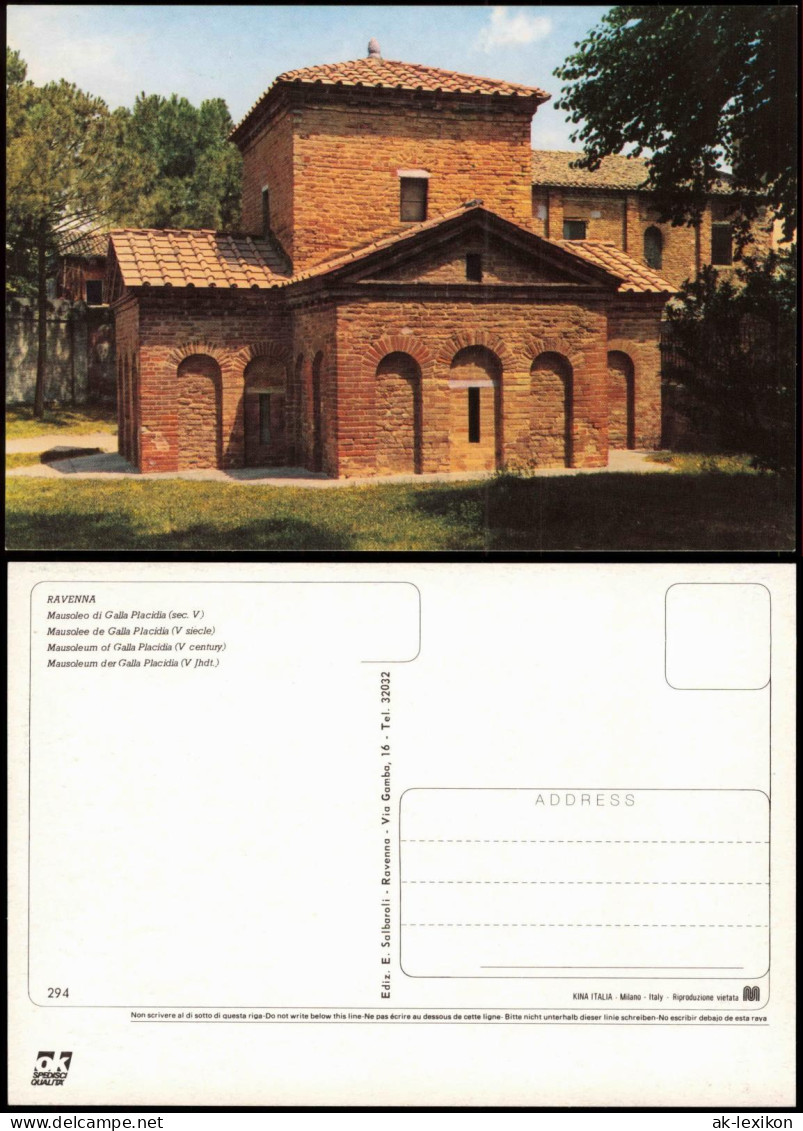 Ravenna Mausoleo Di Galla Placidia, Mausoleum Of Galla Placidia (V Century) 1980 - Otros & Sin Clasificación