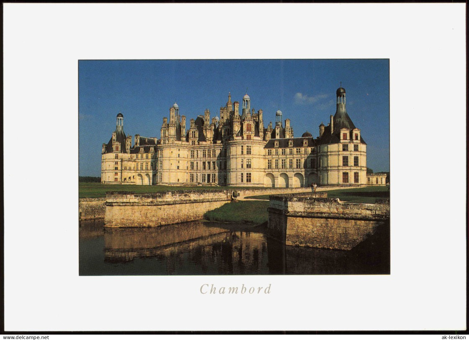 Chambord La Façade Principale Du Château (XVIe Siècle), Schloss Castle 2000 - Chambord