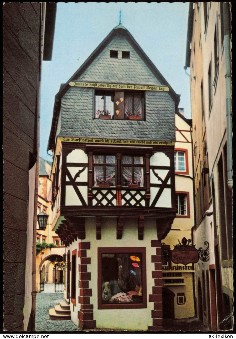 Bernkastel-Kues Berncastel-Cues Häuser Partie, Alter Winkel 1978 - Bernkastel-Kues