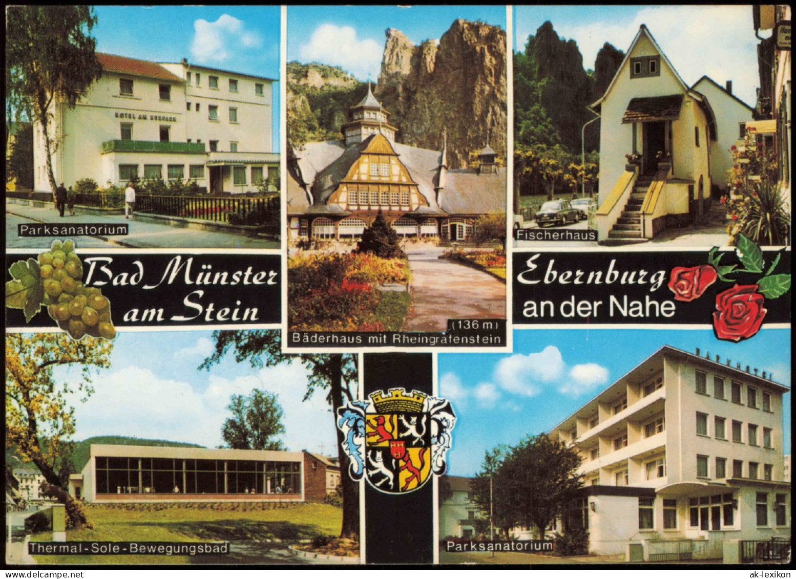 Bad Münster Am Stein- Ebernburg Mehrbildkarte  1977/1976 - Bad Münster A. Stein - Ebernburg