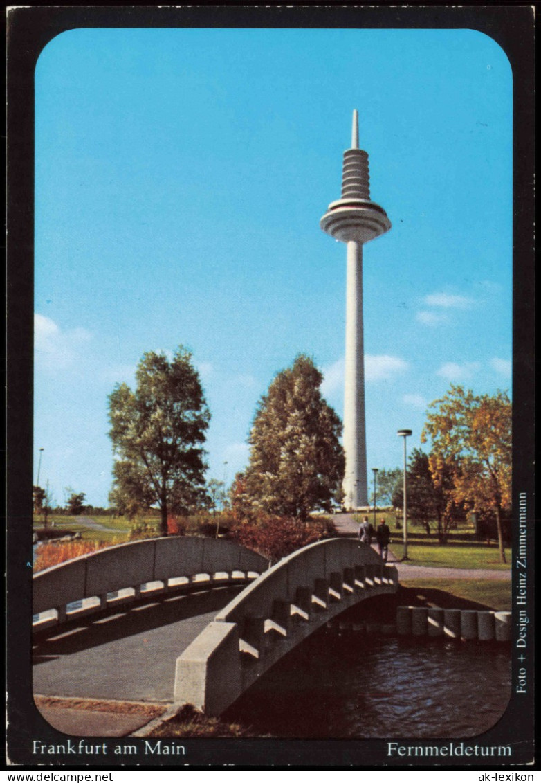 Bockenheim Frankfurt  Main Europaturm Fernsehturm Skyline Turm Restaurants 1981 - Frankfurt A. Main