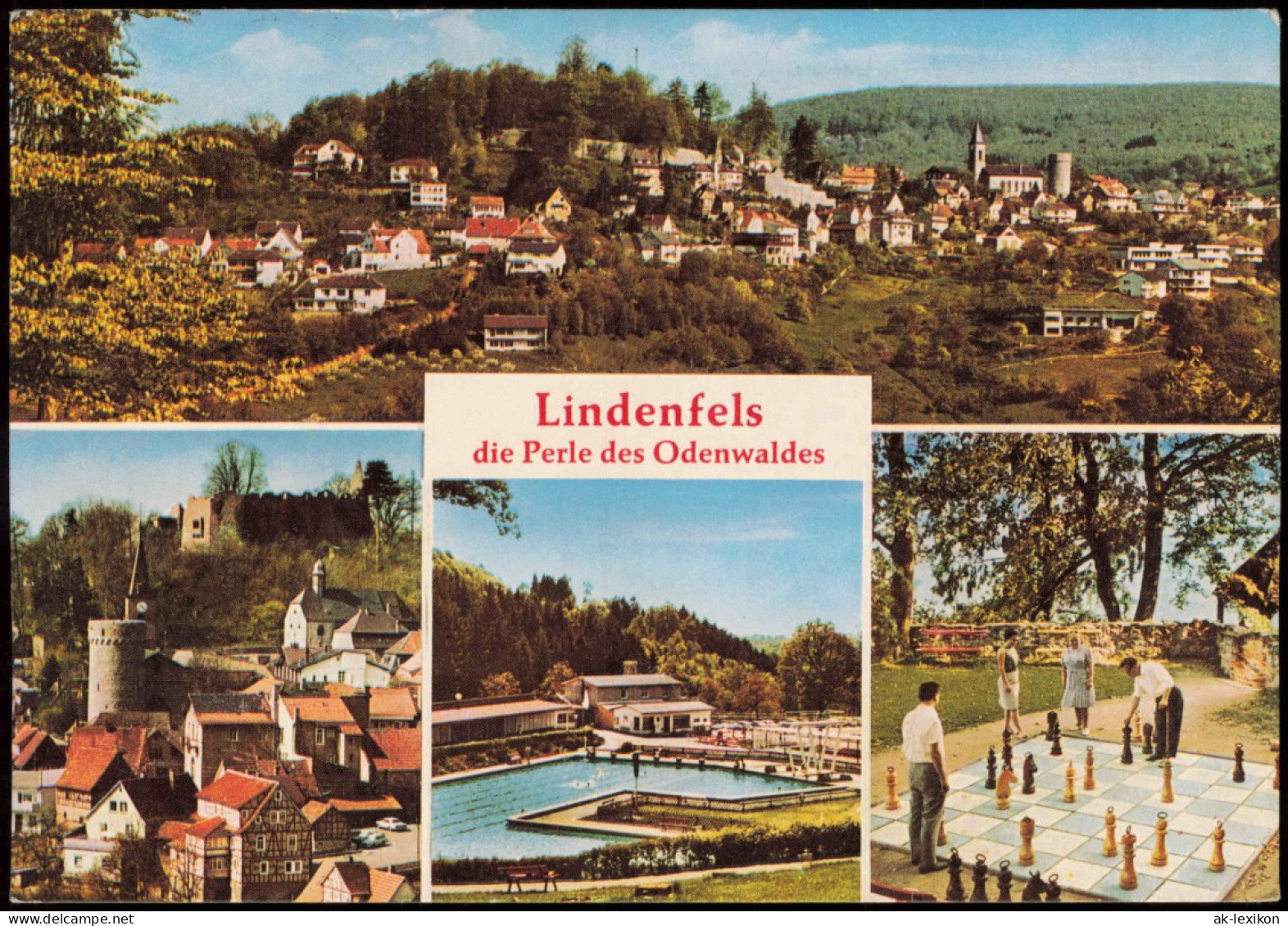 Lindenfels (Bergstraße) Mehrbildkarte Der Perle Im Odenwald 1984 - Other & Unclassified