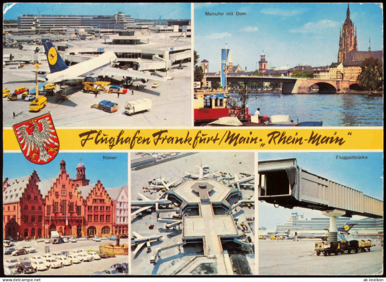 Flughafen-Frankfurt Am Main Rhein-Main Flughafen (Mehrbildkarte) 1975 - Frankfurt A. Main