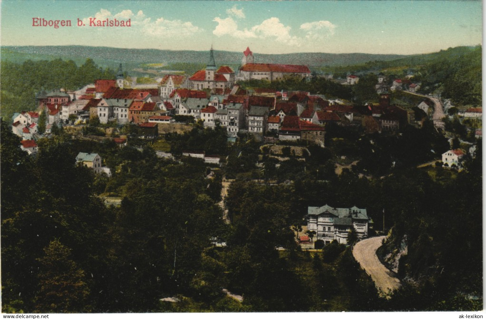 Postcard Elbogen (Eger) Loket Totale 1913 - Tschechische Republik