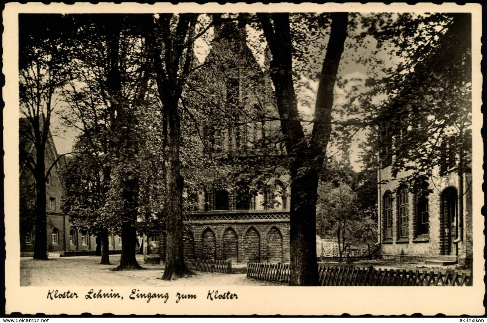 Ansichtskarte Kloster Lehnin Kloster Mit Kloster-Eingang 1920 - Lehnin