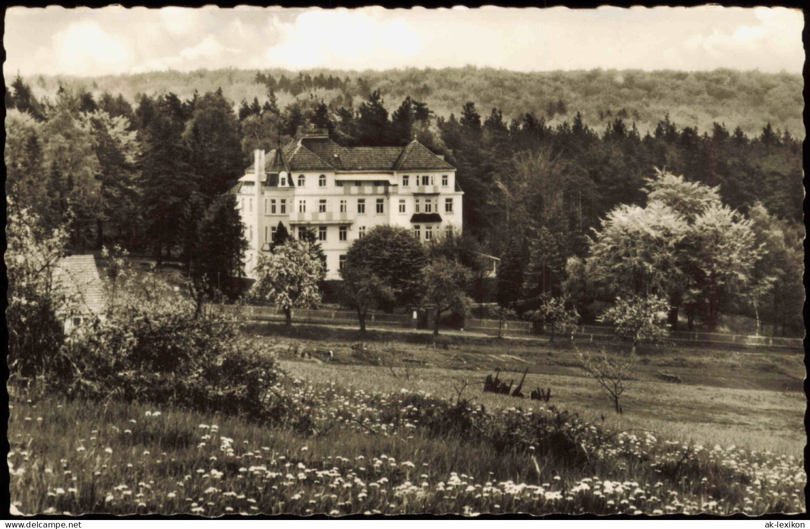 Ansichtskarte Wenzigerode-Bad Wildungen Kurheim ''Haus Ebersberg" 1969 - Bad Zwesten