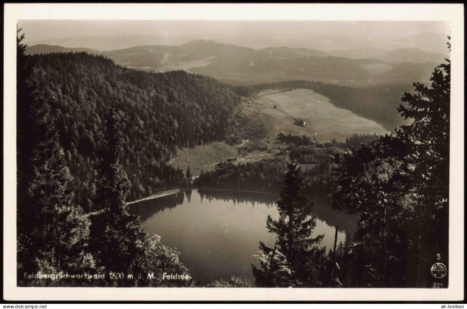 Ansichtskarte Feldberg (Schwarzwald) Feldsee, Schwarzwald - Fotokarte 1940 - Feldberg