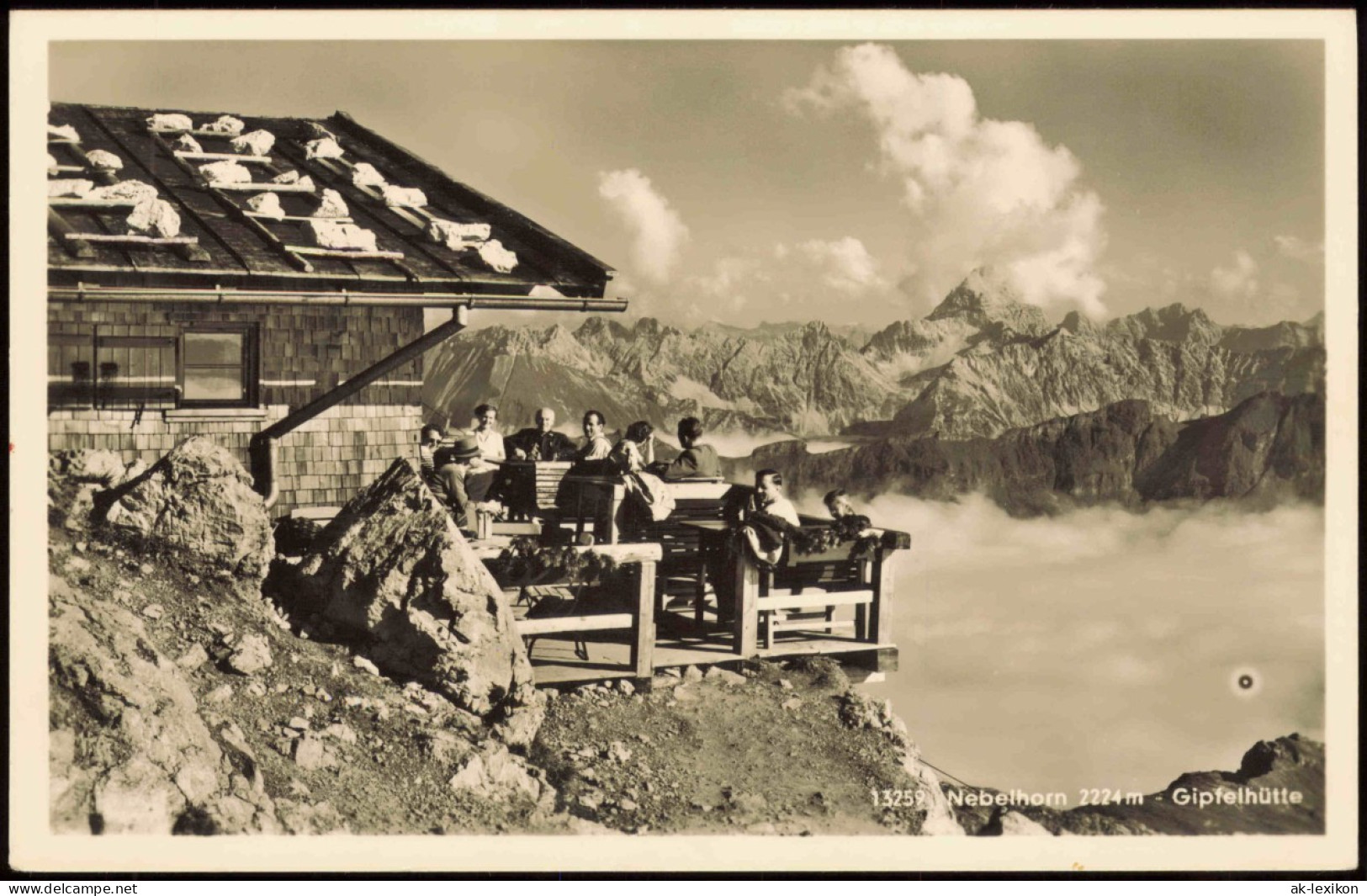 Ansichtskarte Oberstdorf (Allgäu) Nebelhorn, Restaurant 1957 - Oberstdorf