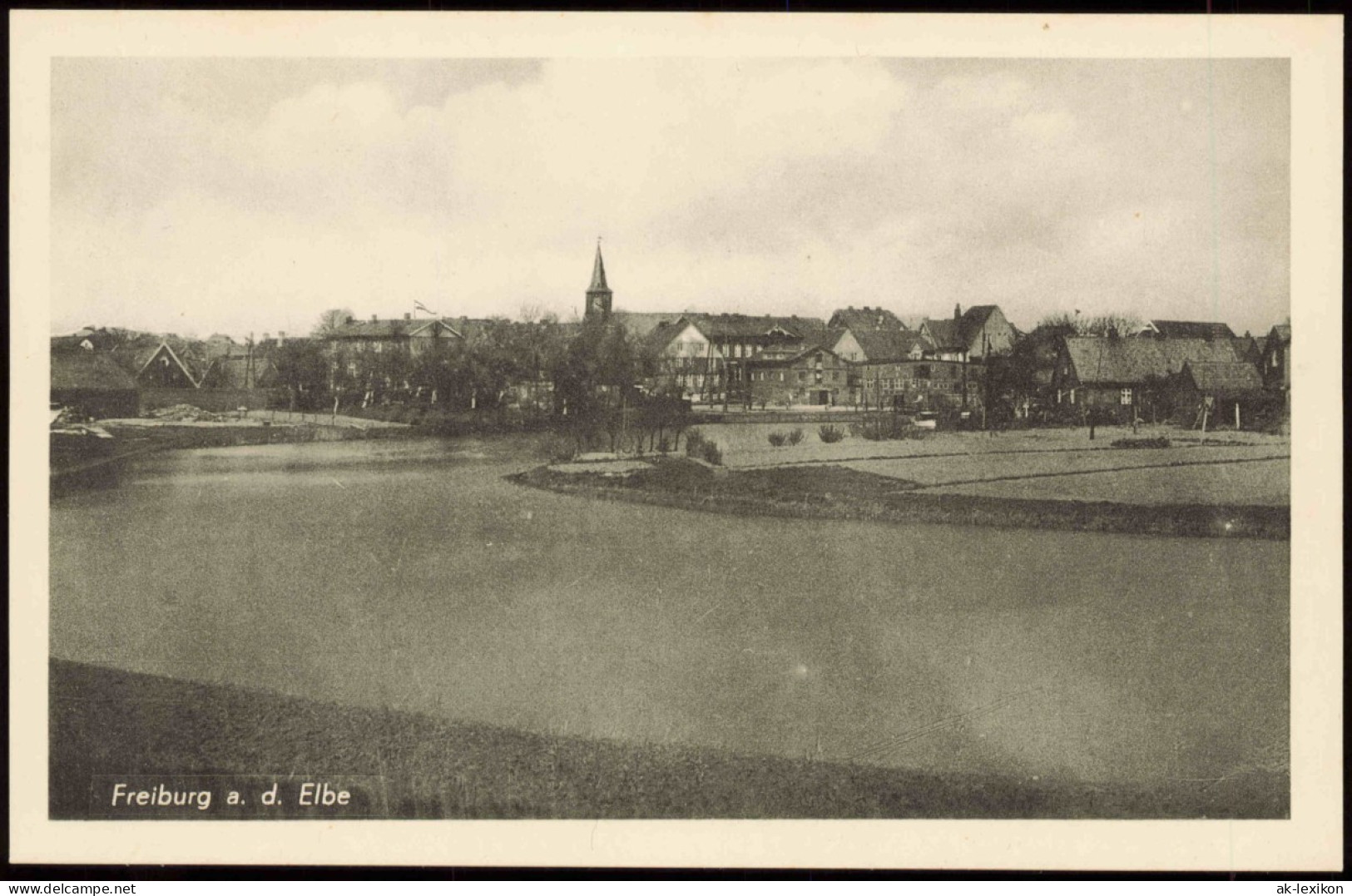 Ansichtskarte Freiburg (Elbe) Partie An Der Stadt 1940 - Andere & Zonder Classificatie