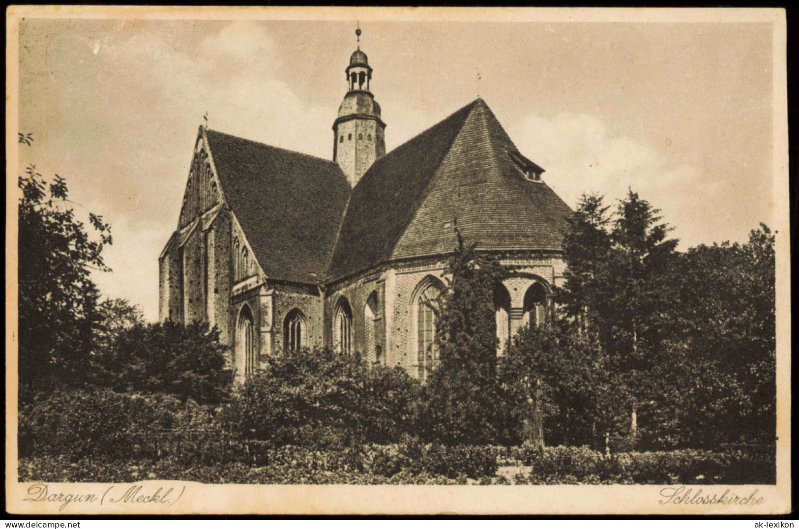 Ansichtskarte Dargun Schlosskirche 1930 - Otros & Sin Clasificación