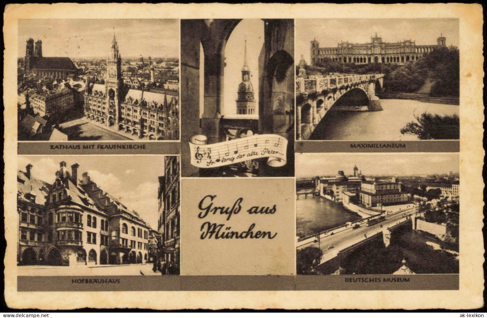 Ansichtskarte München Mehrbild AK 1960 - Muenchen