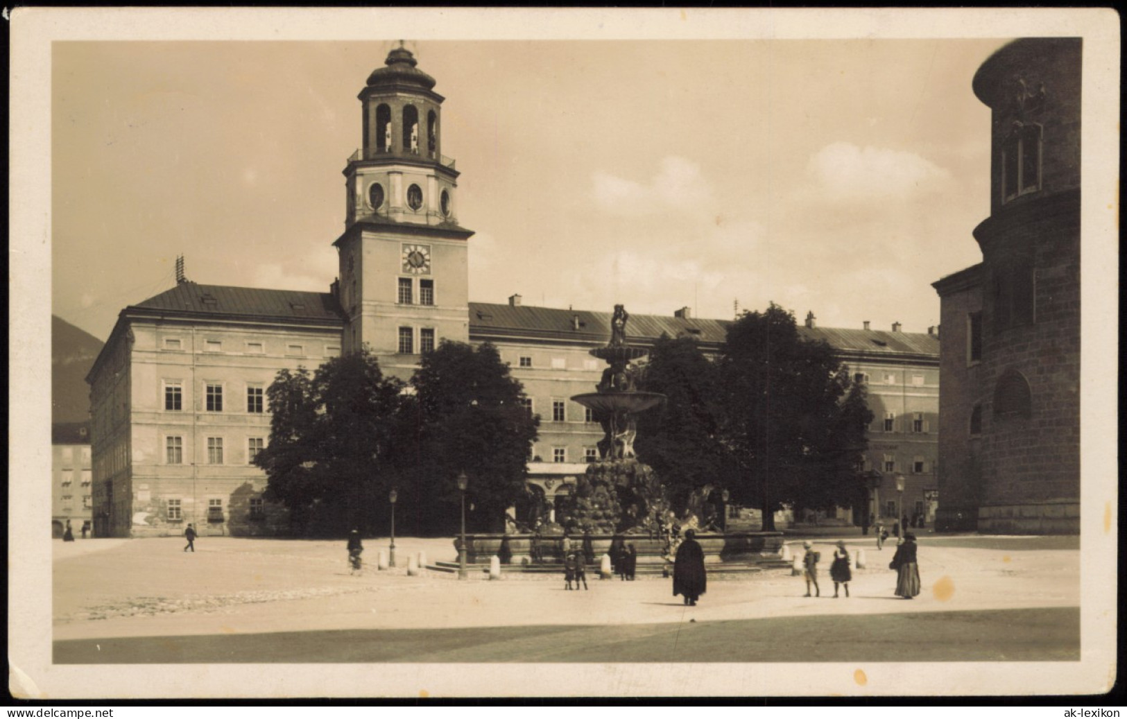 Ansichtskarte Salzburg Residenzbrunnen 1934 - Other & Unclassified