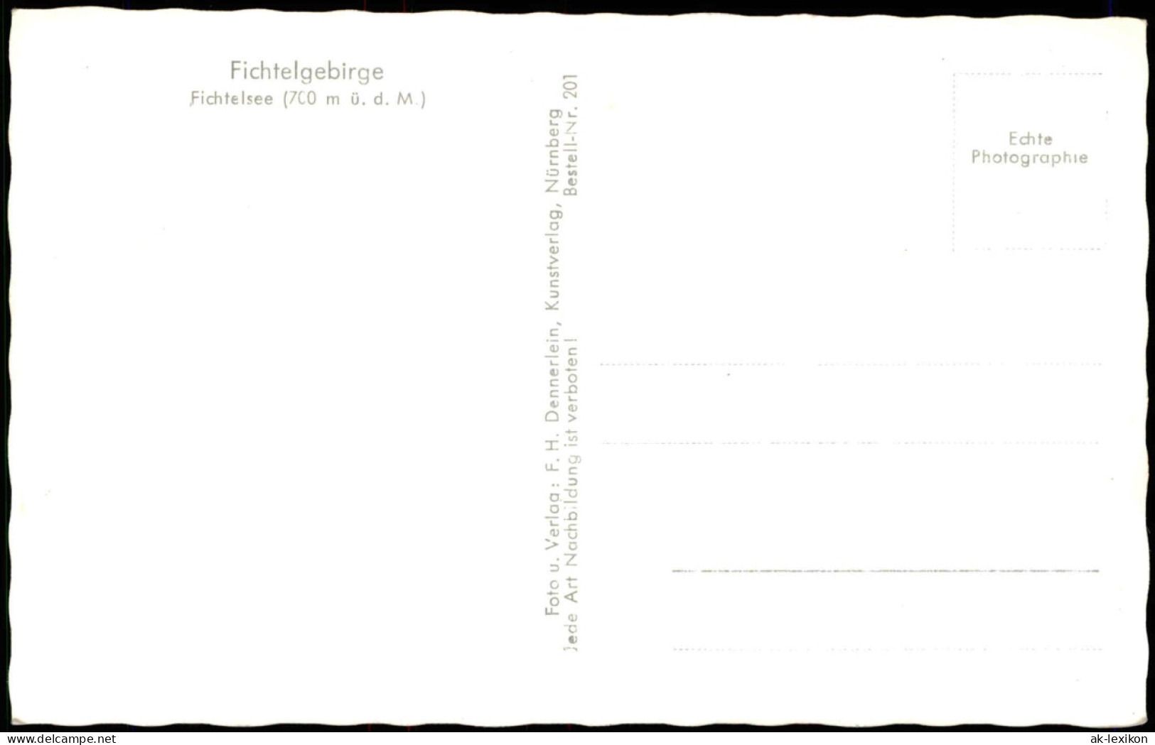 Ansichtskarte Fichtelberg (Oberfranken) Fichtelsee, Ruderer 1959 - Otros & Sin Clasificación