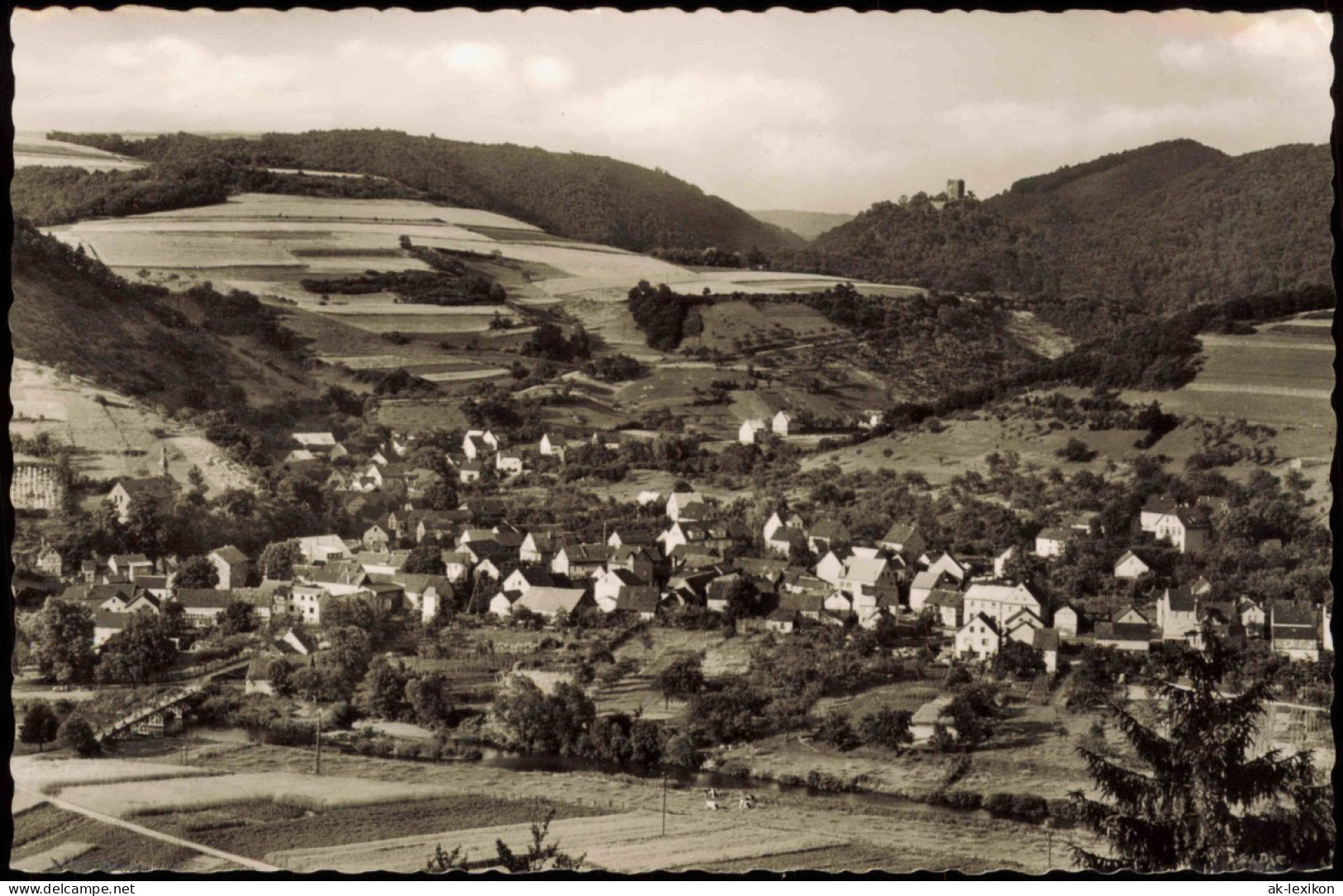 Ansichtskarte Niederbreitbach Stadtblick 1958 - Sonstige & Ohne Zuordnung