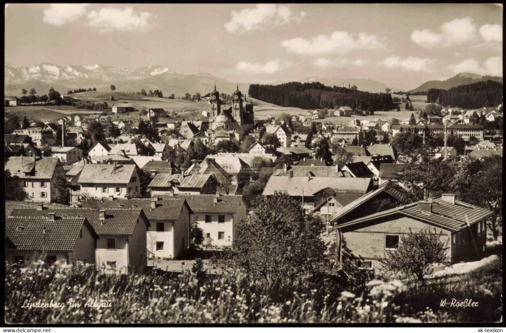 Ansichtskarte Lindenberg (Allgäu) Stadtpartie 1961 - Lindenberg I. Allg.