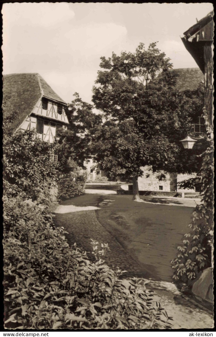 Ansichtskarte Lippoldsberg Klosterhof Mit Blick Zum Wohnsitz 1961 - Autres & Non Classés