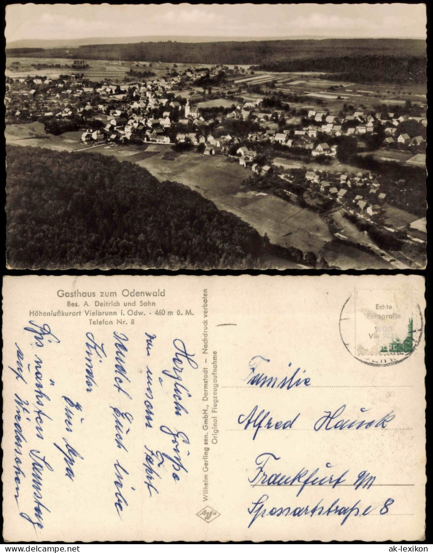 Ansichtskarte Vielbrunn-Michelstadt Panorama-Ansicht Gesamtansicht 1960 - Michelstadt