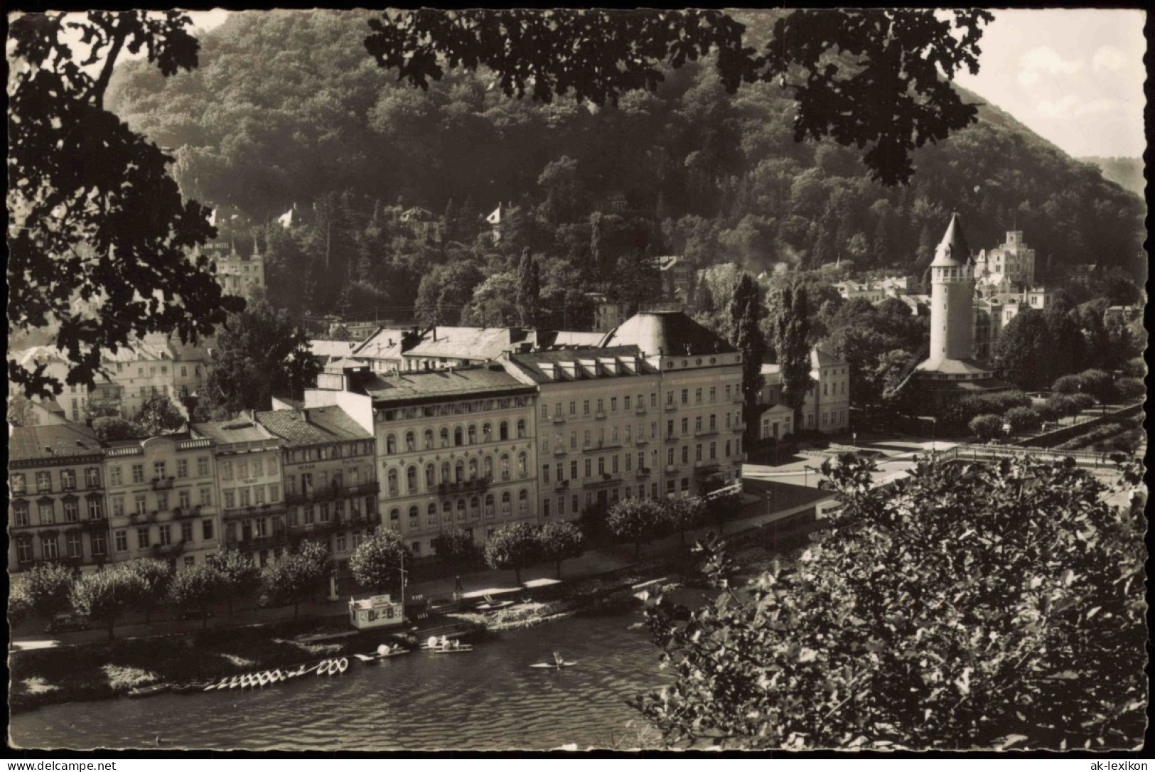 Ansichtskarte Bad Ems Panorama-Ansicht, Partie An Der Lahn 1957 - Bad Ems