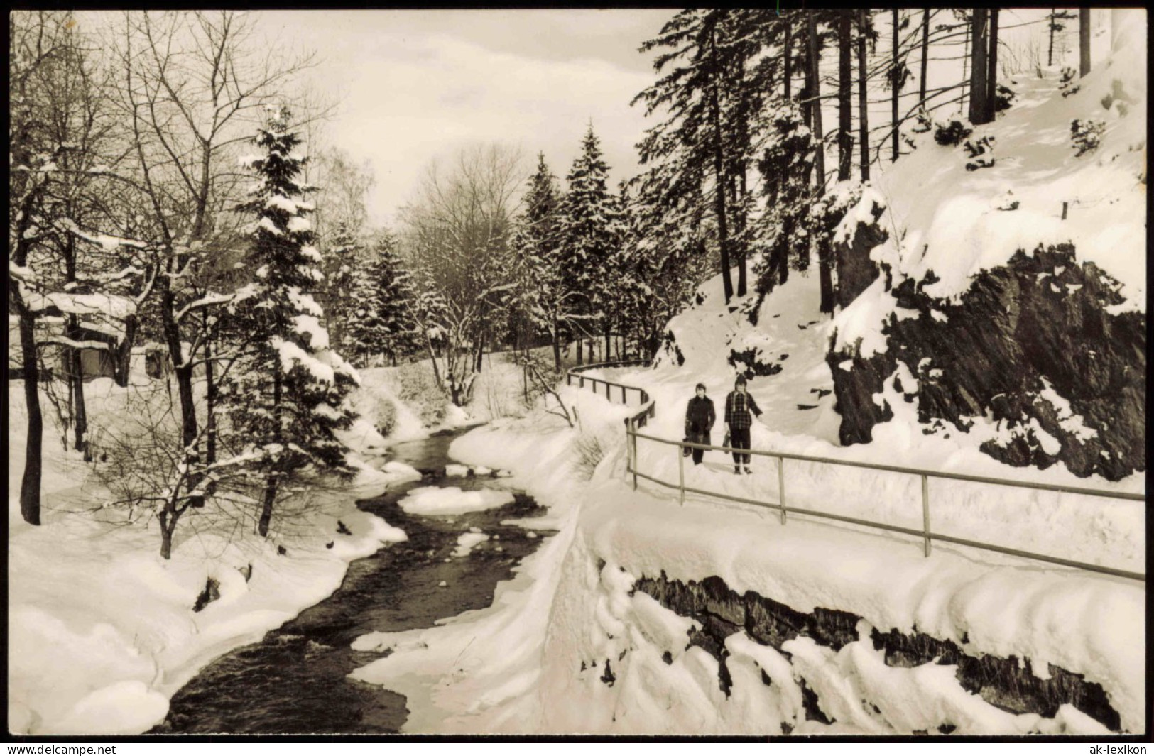 Ansichtskarte Braunlage Wintertag An Der Bode 1967 - Braunlage